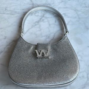 Alexander Wang small hobo in crystal satin